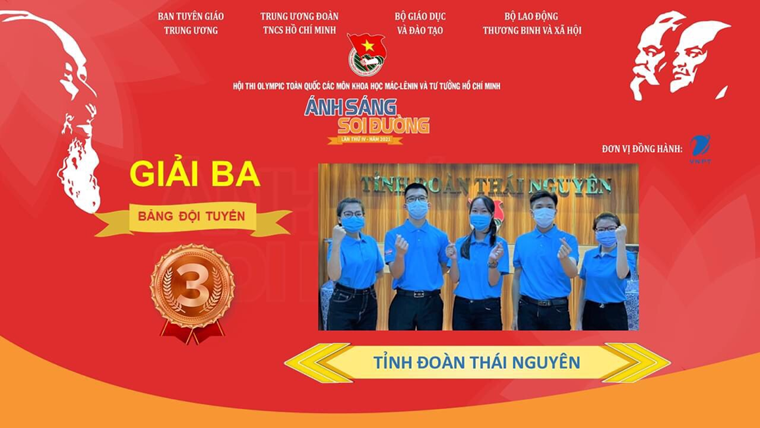 Đội tuyển Ánh sáng soi đường Tỉnh Đoàn Thái Nguyên.