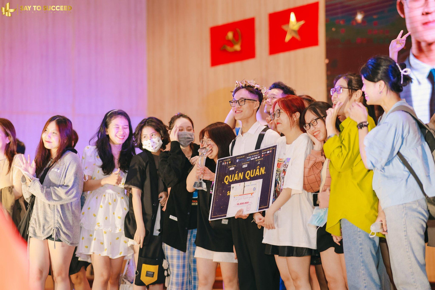 Lê Trúc chia sẻ niềm vui khi chiến thắng Cuộc thi Hùng biện Say to Succeed 2022.