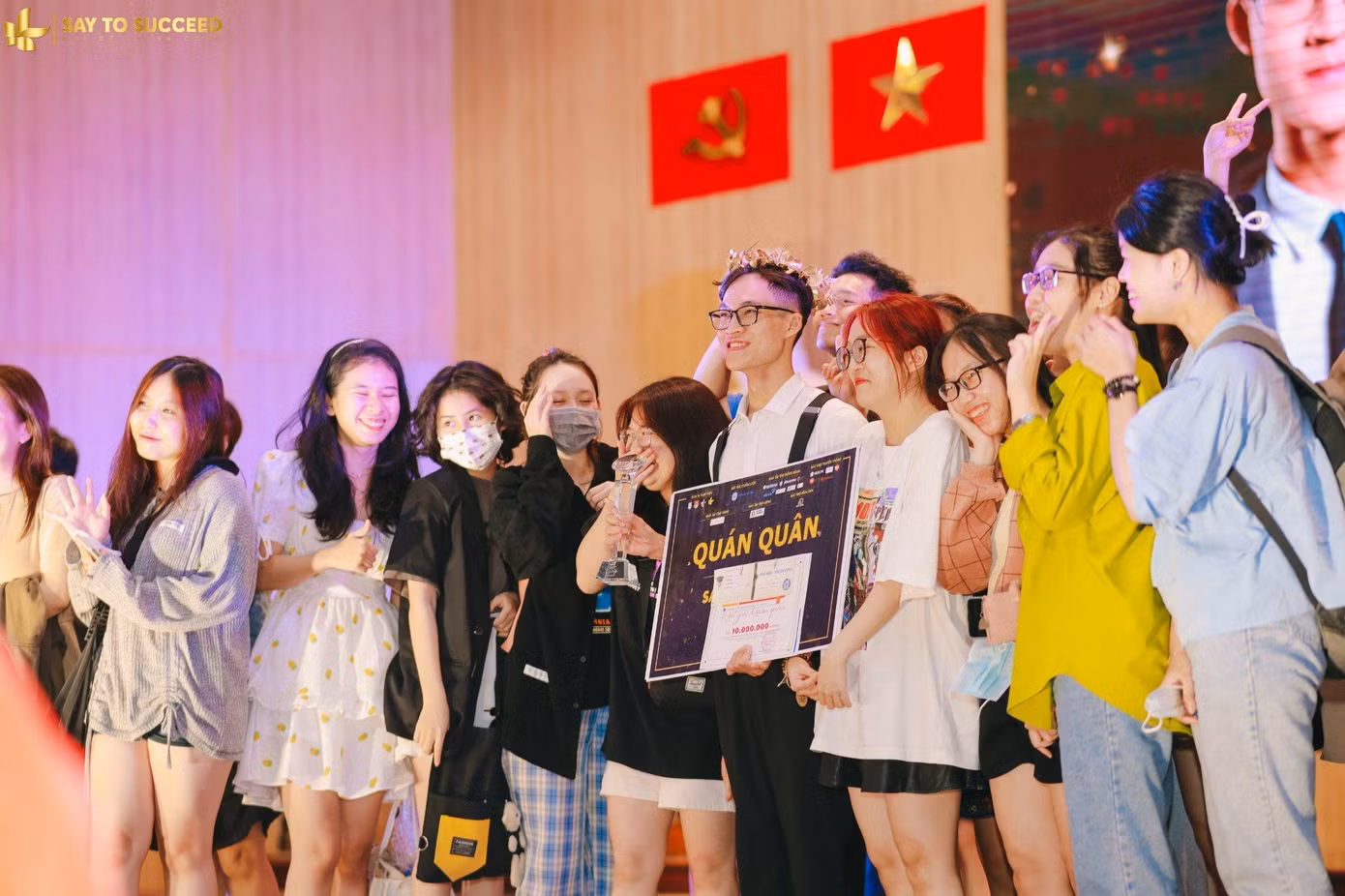 Lê Trúc chia sẻ niềm vui khi chiến thắng Cuộc thi Hùng biện Say to Succeed 2022.