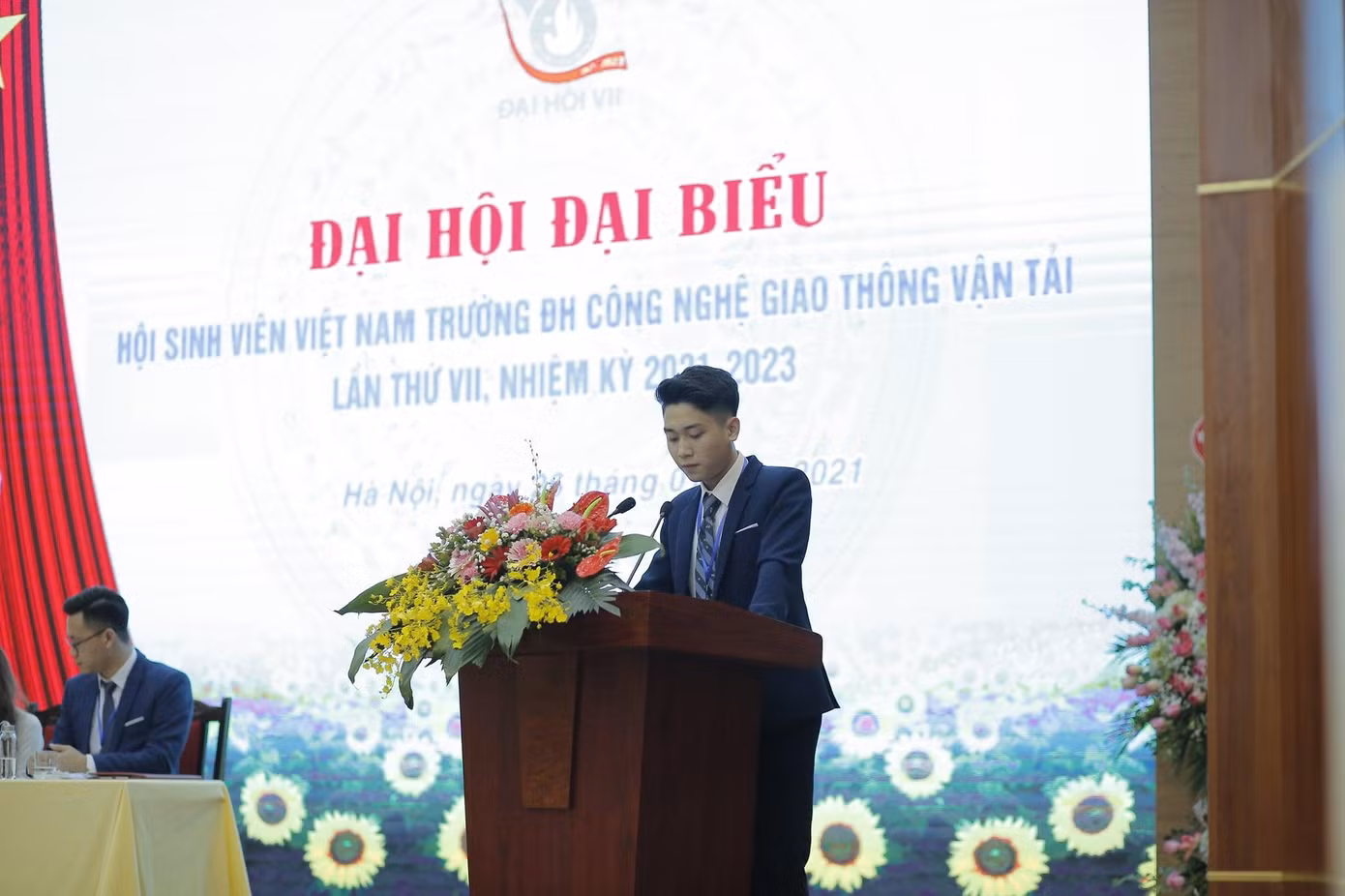 Lê Tuấn Hùng hiện là Phó Chủ tịch Hội Sinh viên Trường Đại học Công nghệ Giao thông vận tải.