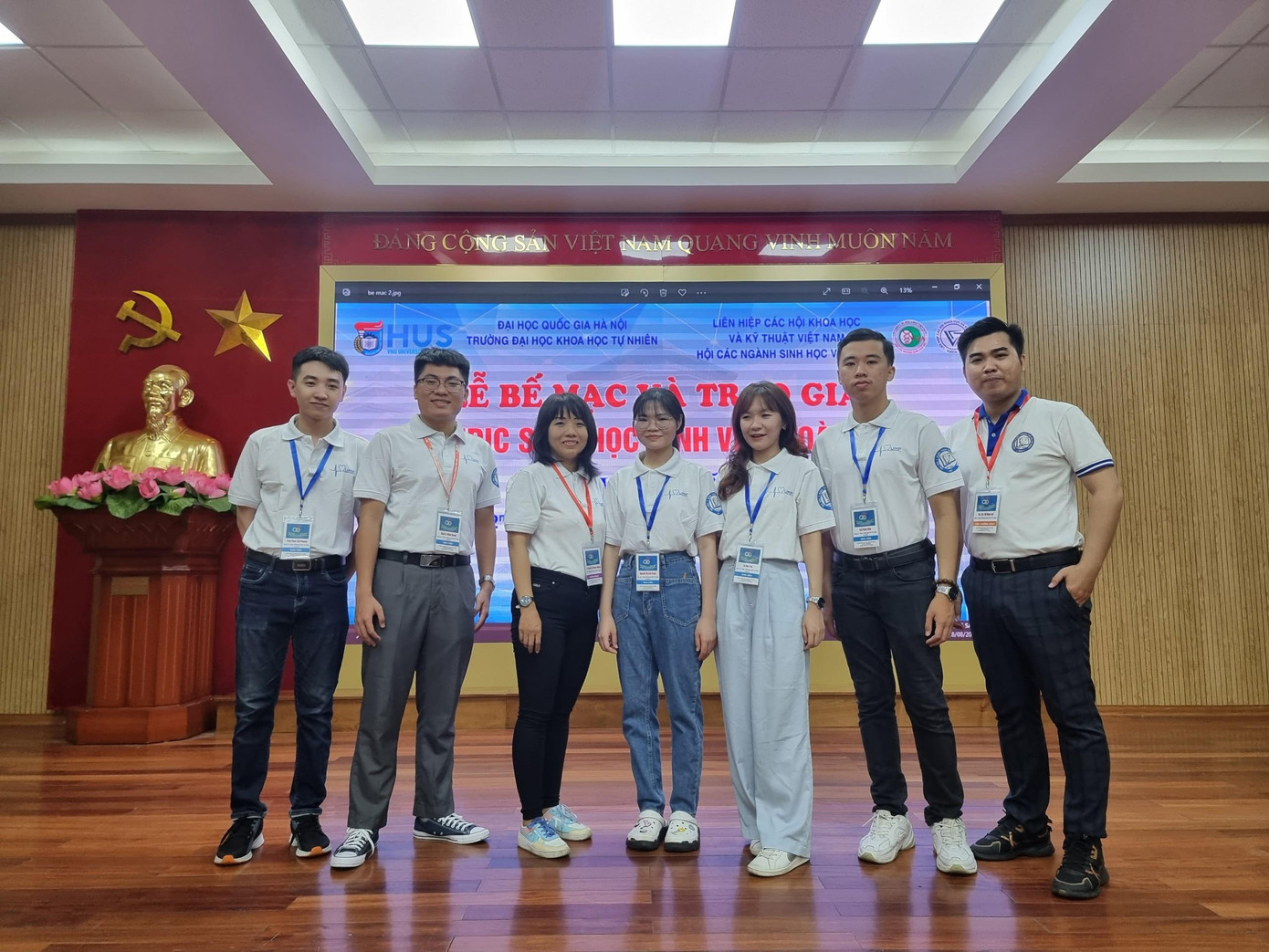Đội tuyển của Đại học Y dược TP. Hồ Chí Minh dự thi Olympic Sinh học Sinh viên toàn quốc lần 2 - 2022. Đội tuyển của Đại học Y dược TP. Hồ Chí Minh dự thi Olympic Sinh học Sinh viên toàn quốc lần 2 - 2022.