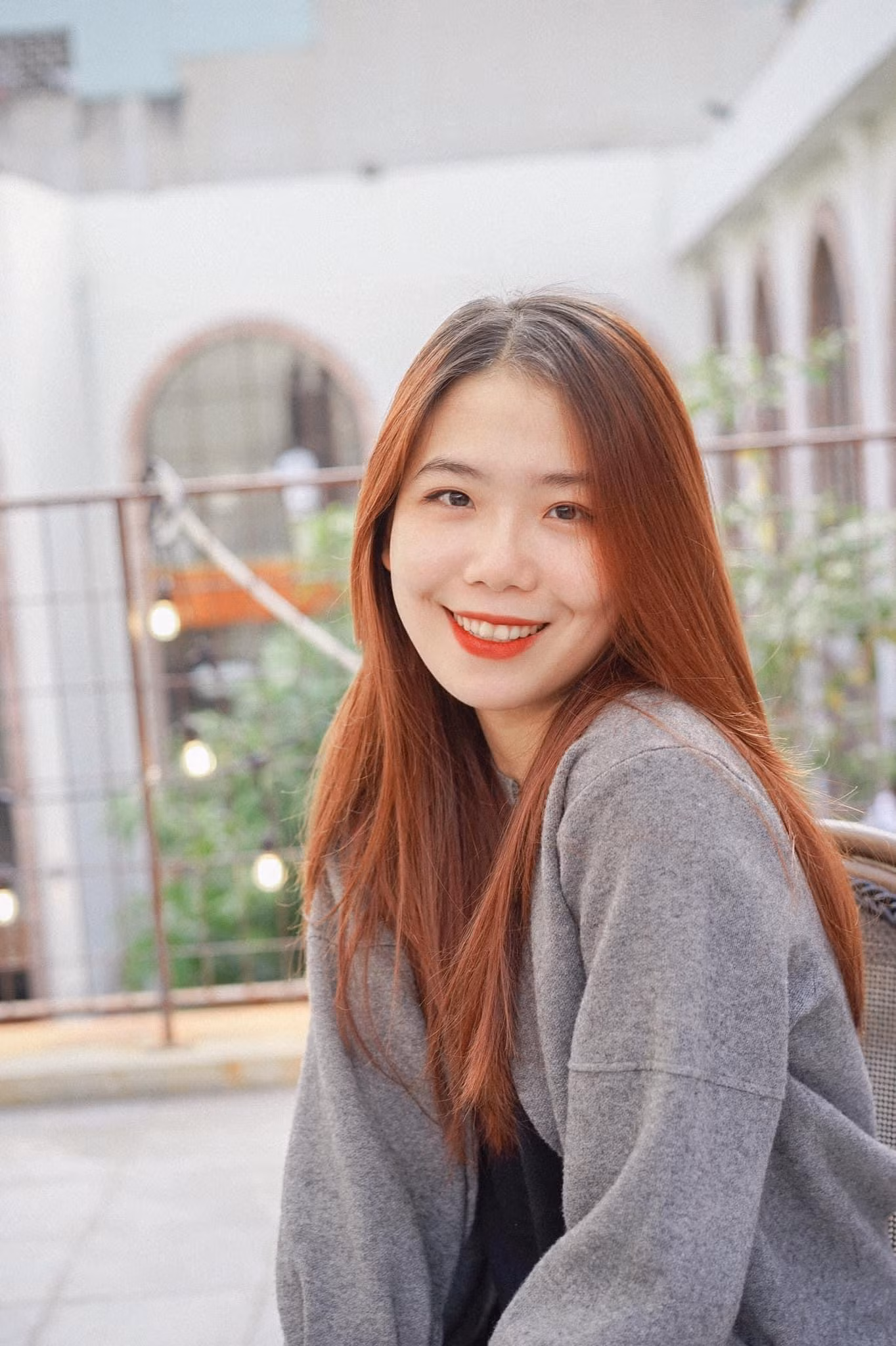 Không đổ lỗi cho hoàn cảnh, Lan Phương luôn nở một nụ cười tươi làm động lực để cố gắng.