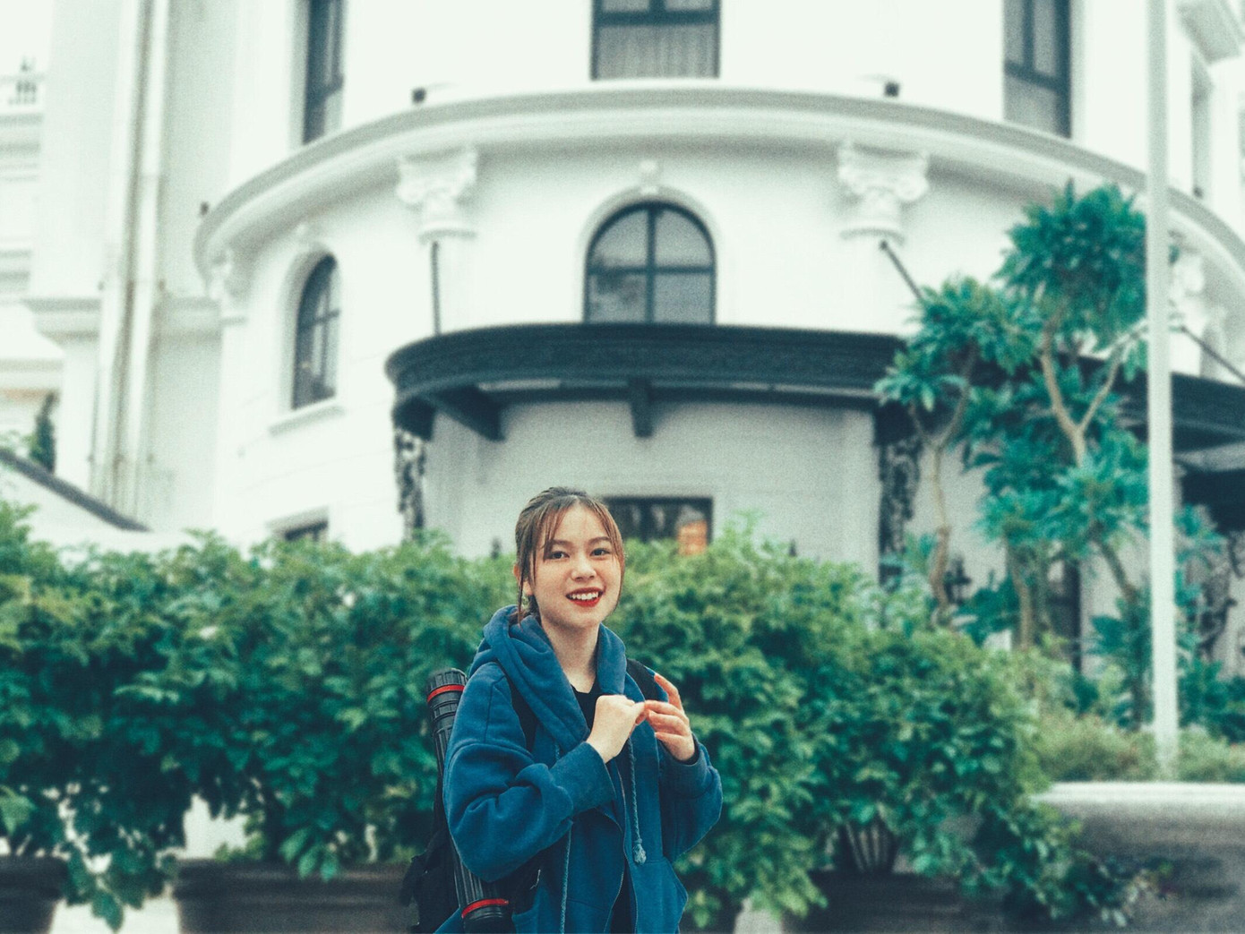 Nhật Quyên được nhận xét là một cô gái luôn “thừa năng lượng”.