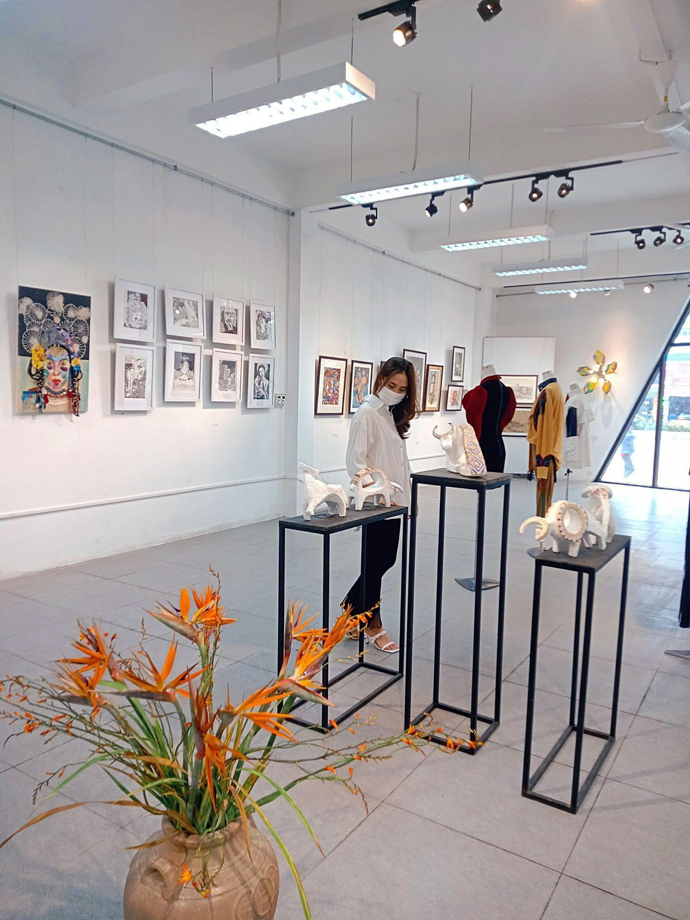 Một góc trưng bày cực “nghệ” tại tòa Art Gallery trong triển lãm. Một góc trưng bày cực “nghệ” tại tòa Art Gallery trong triển lãm.