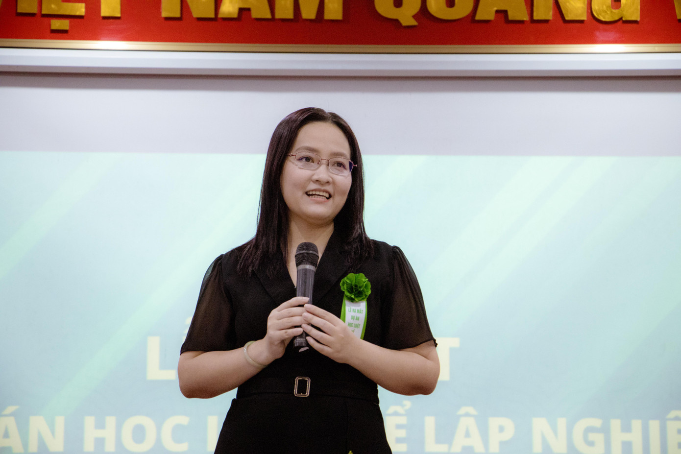 Tiến sĩ Luật học Vương Thanh Thuý - người sáng lập dự án. Tiến sĩ Luật học Vương Thanh Thuý - người sáng lập dự án.