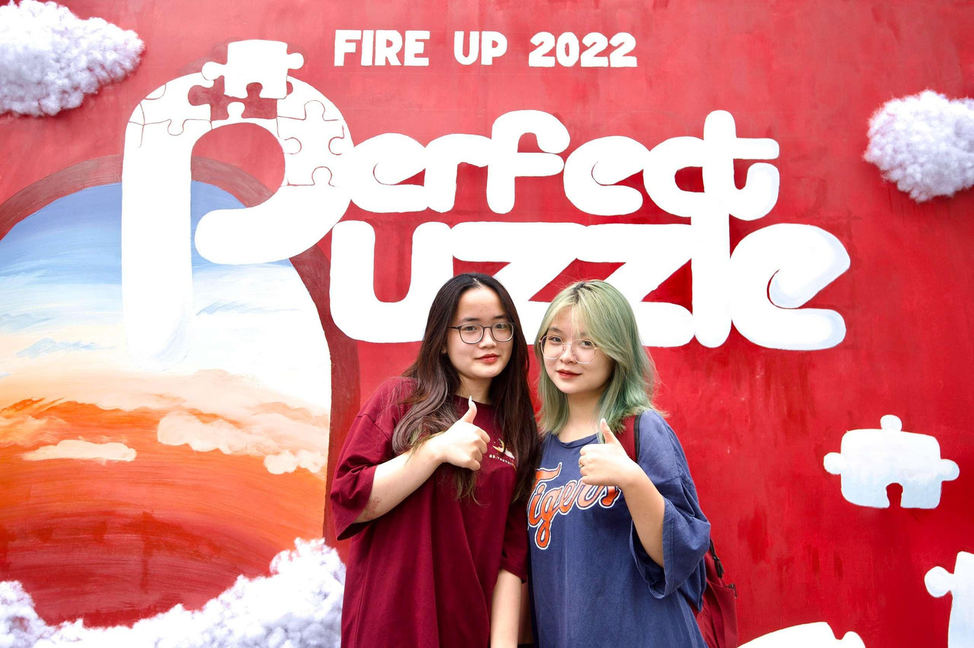 Photobooth là địa điểm check in thu hút sự chú ý của các bạn sinh viên.