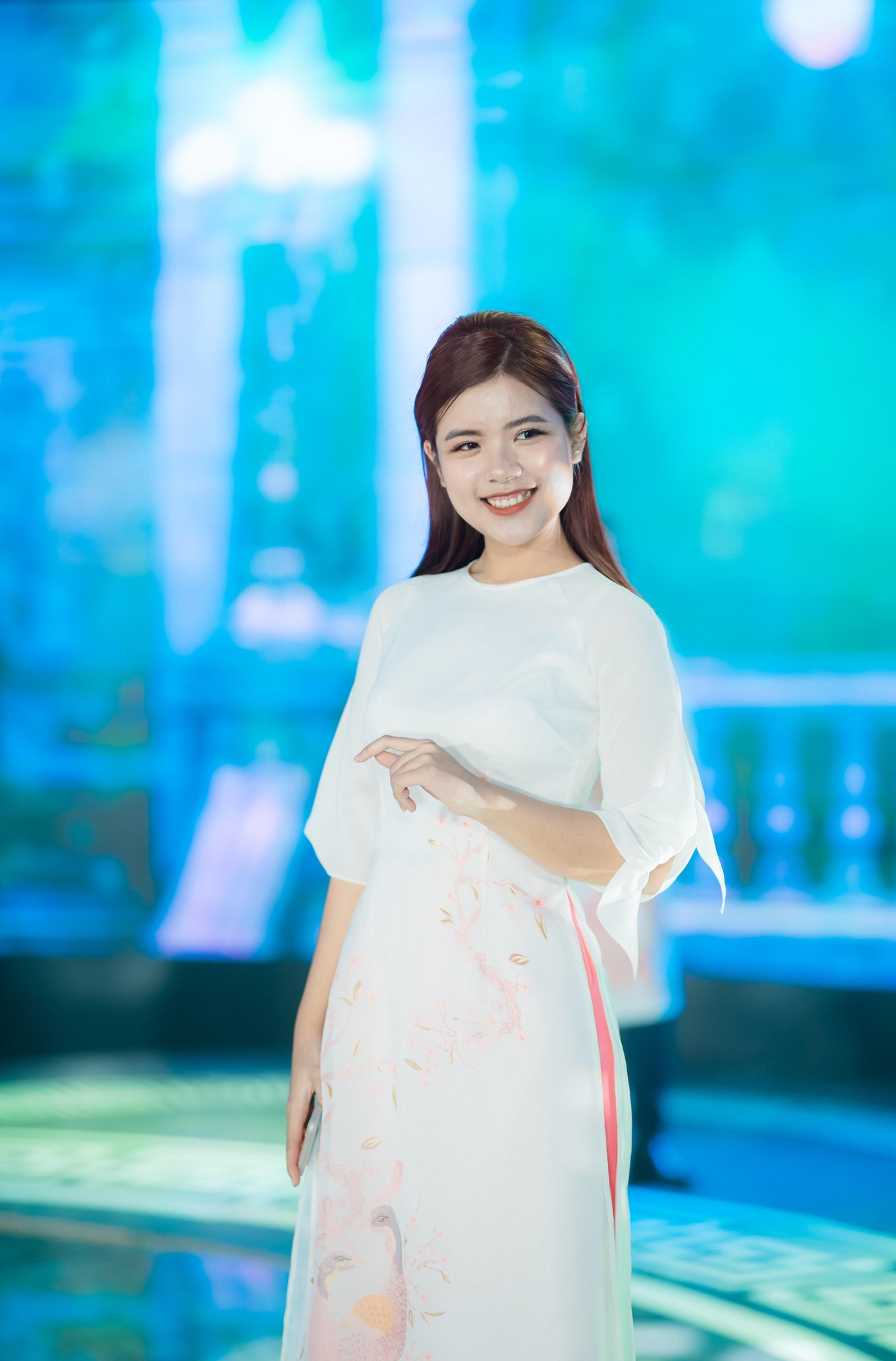 Thu Phương hiện là Phó Chủ Nhiệm CLB MC Học viện Ngoại giao.