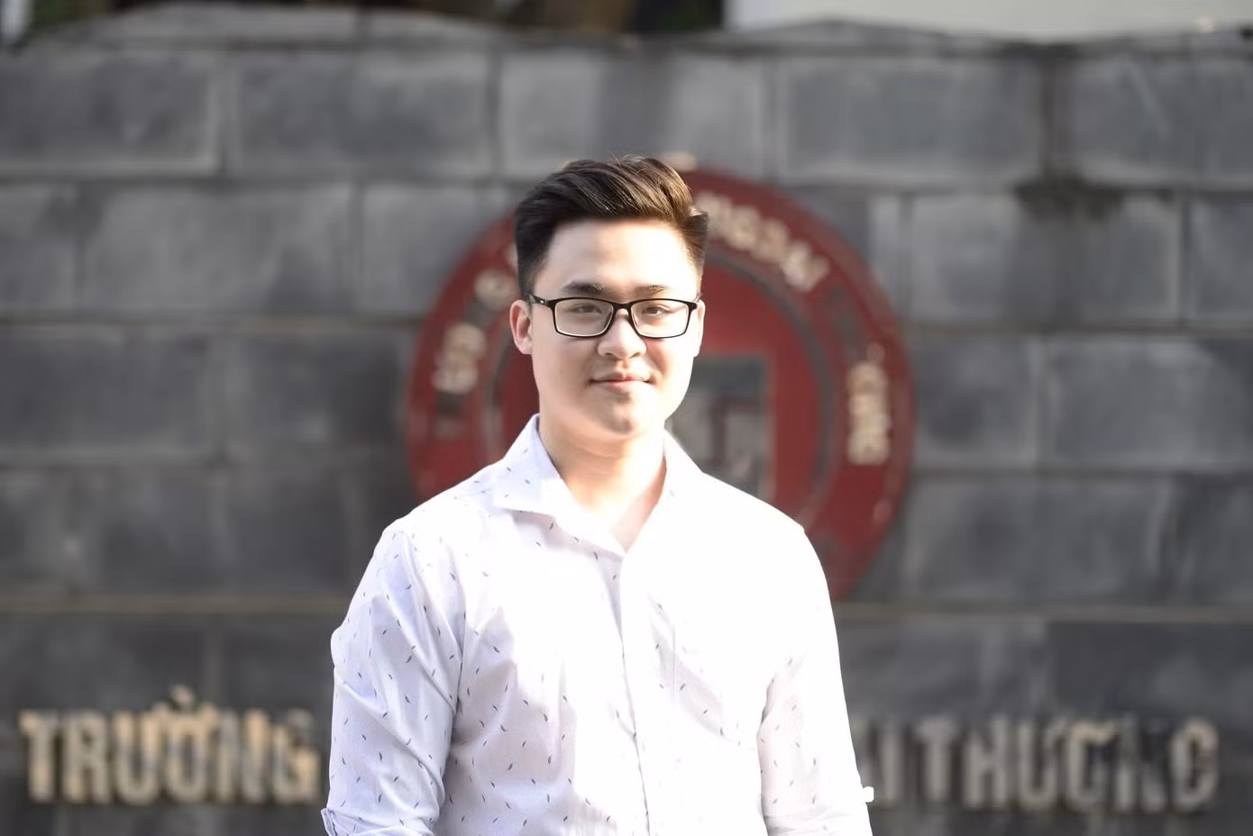 Nguyễn Dương Việt Anh, sinh viên năm 4, K58 Chất lượng cao (CLC) Kinh tế quốc tế, Trường Đại học Ngoại thương.