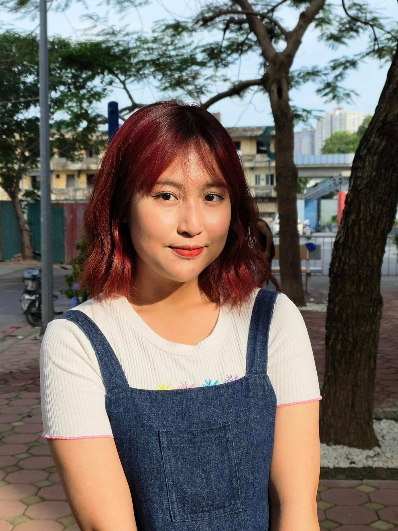 Mai Hoa, sinh viên lớp Báo Mạng điện tử K39, Học viện Báo chí và Tuyên truyền. Ảnh: NVCC Mai Hoa, sinh viên lớp Báo Mạng điện tử K39, Học viện Báo chí và Tuyên truyền. Ảnh: NVCC