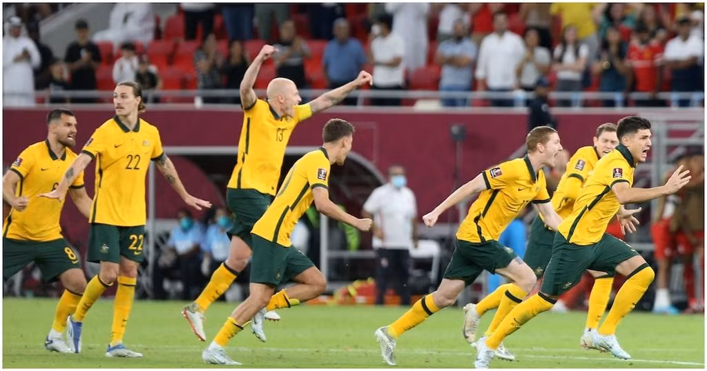 Australia đến với World Cup sau một hành trình vô cùng kịch tính (Ảnh: Getty Images).
