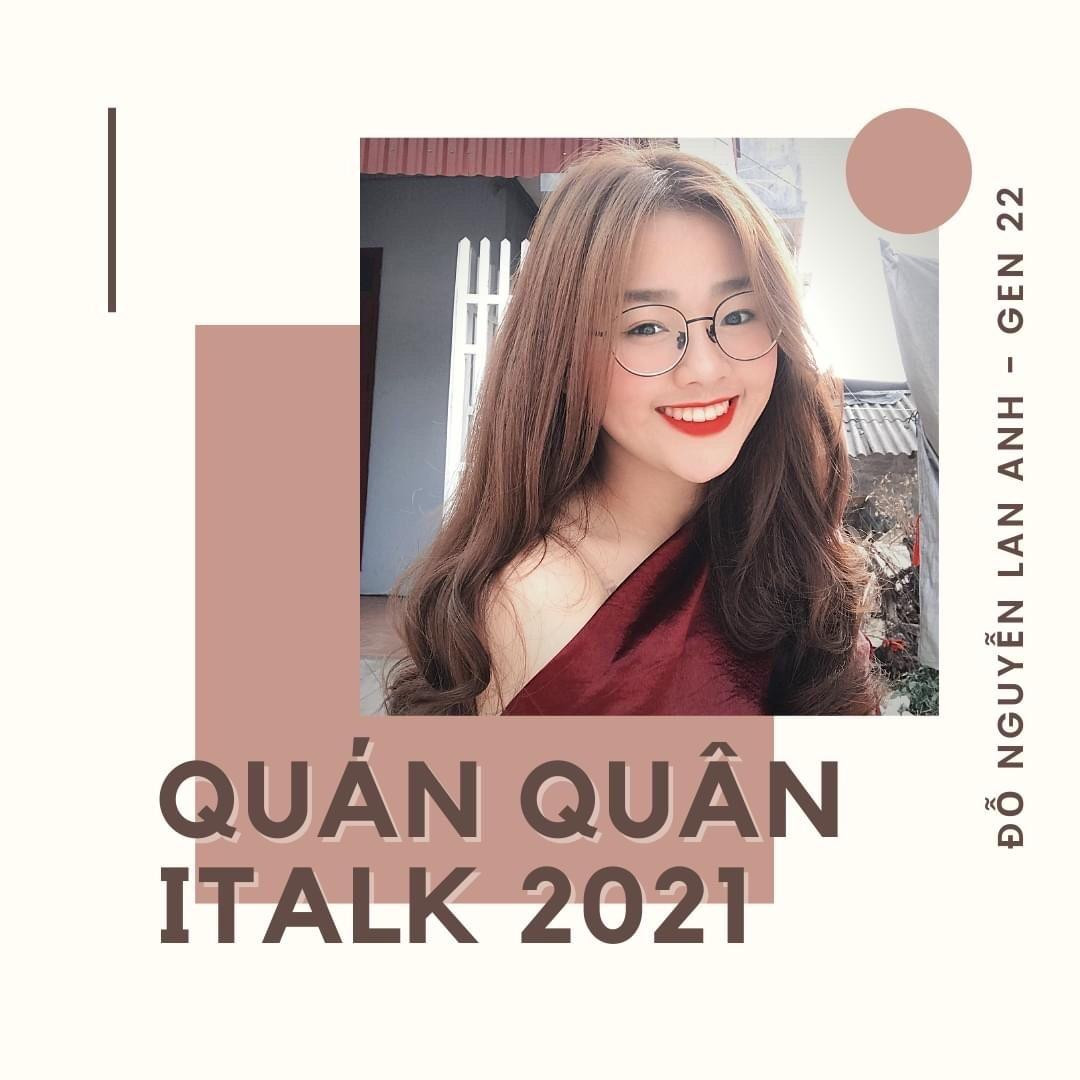 Bén duyên với nghề cầm Mic, Lan Anh chinh phục nhiều giải thưởng từ các cuộc thi từ CLB, Học viện tổ chức: Italk 2021, You can 10,...