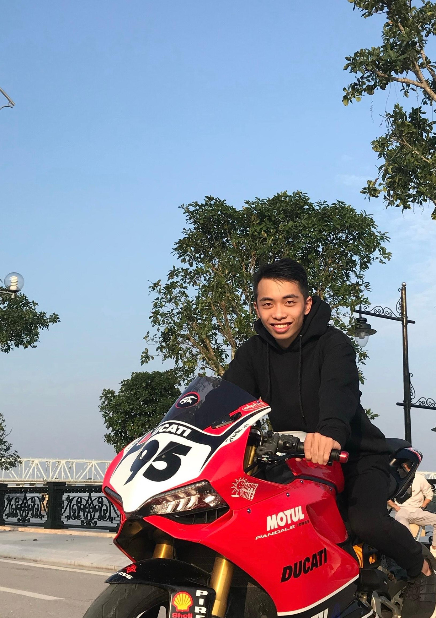 Duy Hải có niềm yêu thích đặc biệt dành cho xe motor.