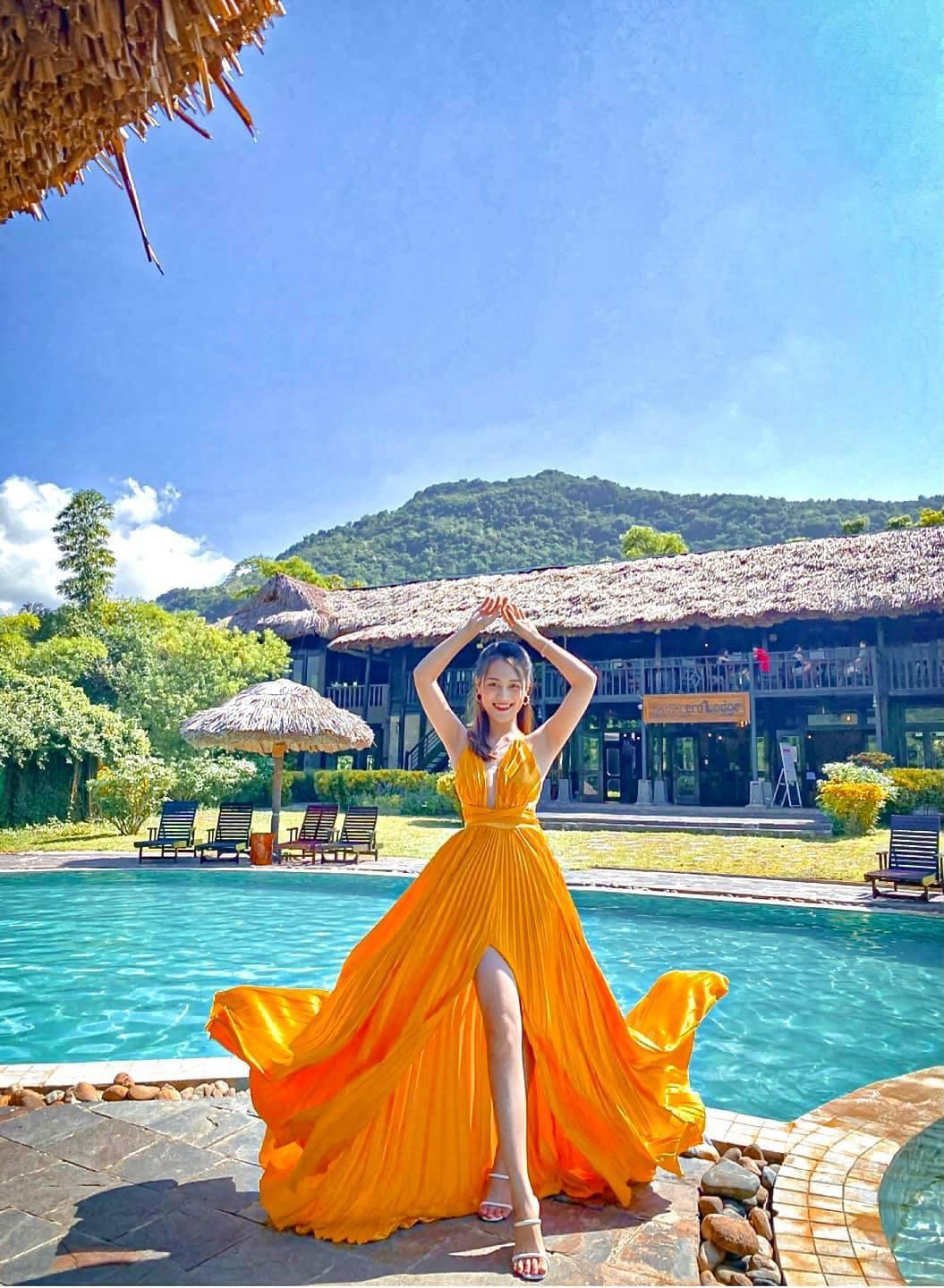 Hiện tại Hà Anh đang thử sức trải nghiệm một cuộc thi về sắc đẹp "Hoa khôi trí tuệ".