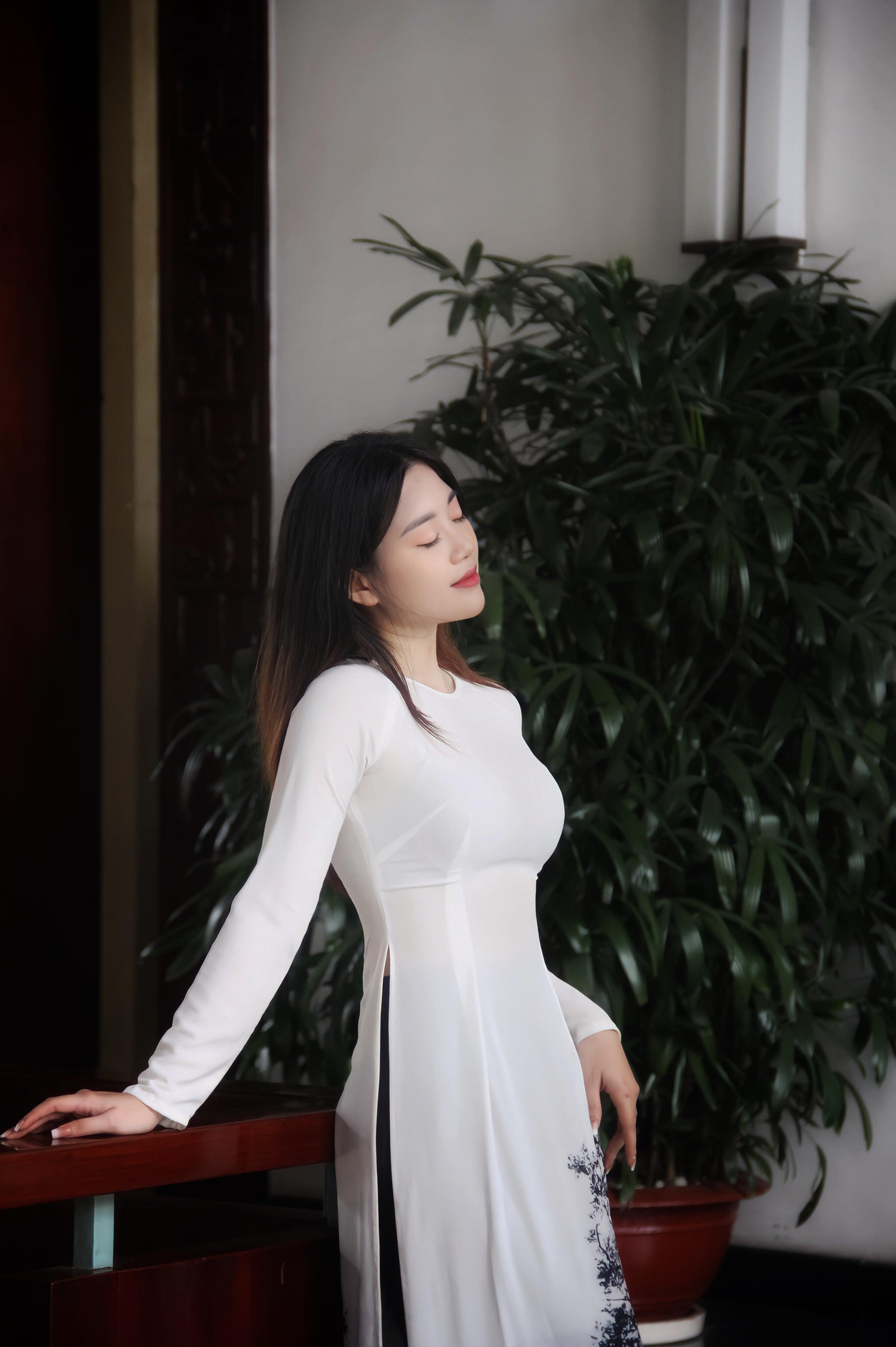 Thiếu nữ Sài thành cảm thấy rất hài lòng với bộ ảnh này.