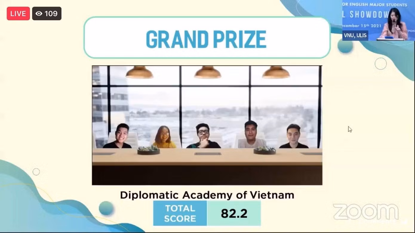 Đội thi Diplomatz - Nhất Quốc gia.