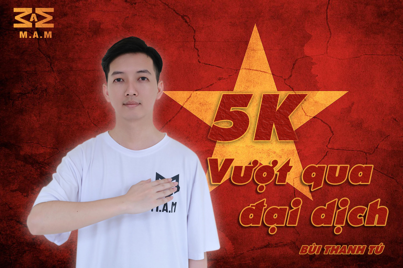 Bài hát "5K Vượt qua đại dịch" do Bùi Thanh Tú sáng tác. Bài hát "5K Vượt qua đại dịch" do Bùi Thanh Tú sáng tác.