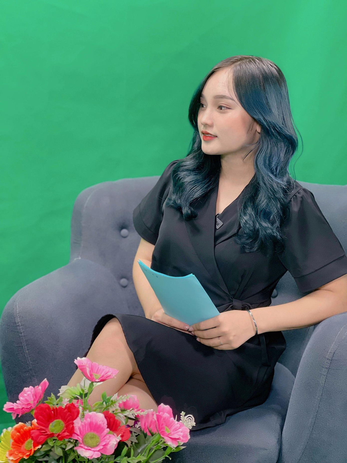 Ước mơ của Tuyết Mai là trở thành một biên tập viên.