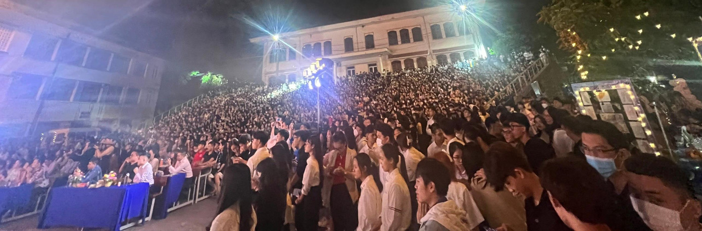 Chương trình thu hút đông đảo sinh viên trong và ngoài trường Đại học Y - dược Thái Nguyên.