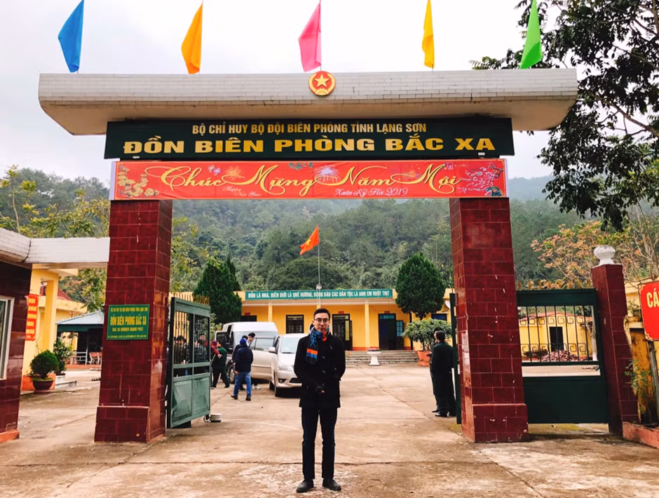 Thắng tại Đồn Biên Phòng Bắc Xạ tại Bộ Chỉ huy Bộ đội Biên phòng, tỉnh Lạng Sơn.