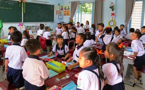 Mô hình lớp học VNEN tại trường tiểu học Tân Thông - Củ Chi. Mô hình lớp học VNEN tại trường tiểu học Tân Thông - Củ Chi