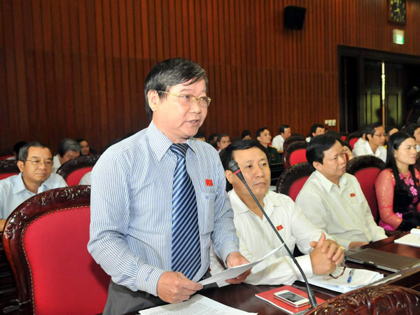 ĐB Lê Như Tiến (Quảng Trị) Ảnh: Hồng Vĩnh