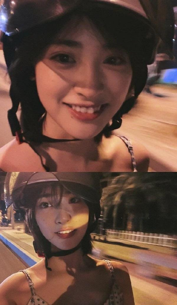 Cư dân mạng cũng tìm lại ảnh cũ và phát hiện những lần Thẩm Nguyệt chụp hình đi xe máy có thể là đang đi hẹn hò.