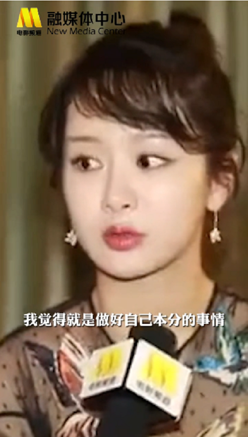 Phần phỏng vấn, Dương Tử cho rằng làm diễn viên trước hết cần phải làm tốt bổn phận diễn viên của mình, đối đãi với nghề diễn viên thật tốt.