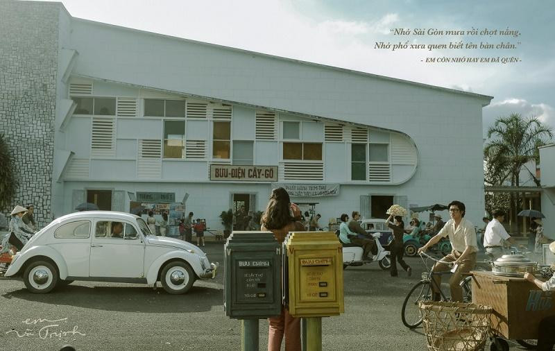 Bưu điện cây Gõ ở Sài Gòn. Bưu điện cây Gõ ở Sài Gòn.