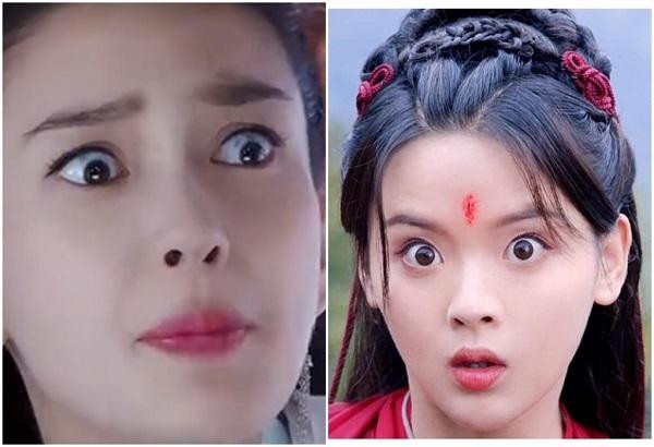 Khán giả còn đặt cả hai cạnh nhau cho dễ so sánh, ai trợn mắt to hơn? Khán giả còn đặt cả hai cạnh nhau cho dễ so sánh, ai trợn mắt to hơn?