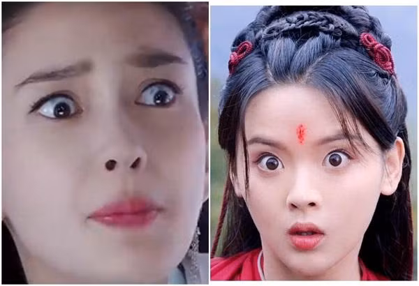Khán giả còn đặt cả hai cạnh nhau cho dễ so sánh, ai trợn mắt to hơn?