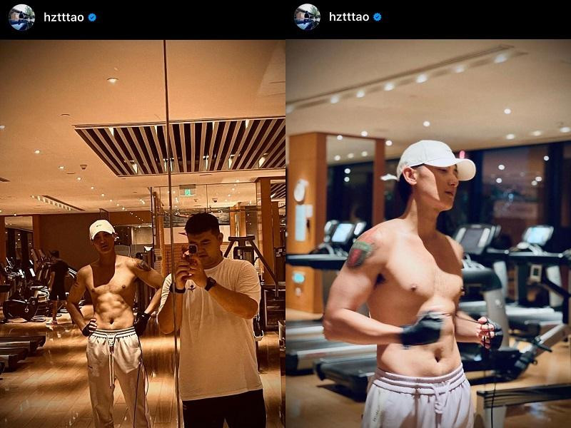 Hoàng Tử Thao dạo gần đây chăm khoe cơ bắp hơn Hoàng Tử Thao dạo gần đây chăm khoe cơ bắp hơn