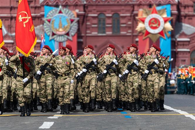 Đoàn Quân đội nhân dân Việt Nam duyệt binh trên Quảng trường Đỏ ảnh 47