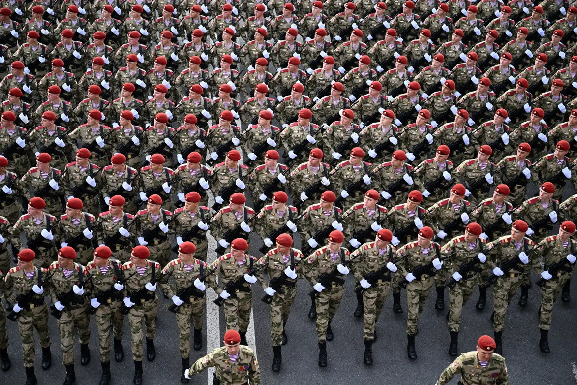 Đoàn Quân đội nhân dân Việt Nam duyệt binh trên Quảng trường Đỏ ảnh 39