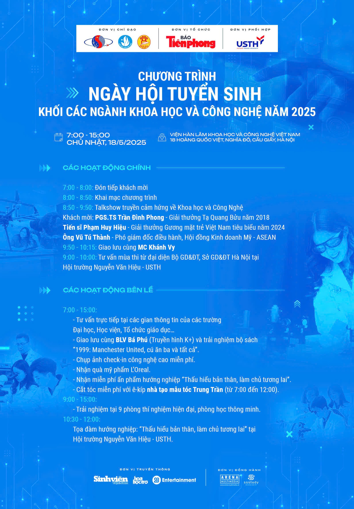 Ngày hội tuyển sinh khối các ngành Khoa học và Công nghệ: Những trải nghiệm đáng nhớ ảnh 1 Ngày hội tuyển sinh khối các ngành Khoa học và Công nghệ: Những trải nghiệm đáng nhớ ảnh 1