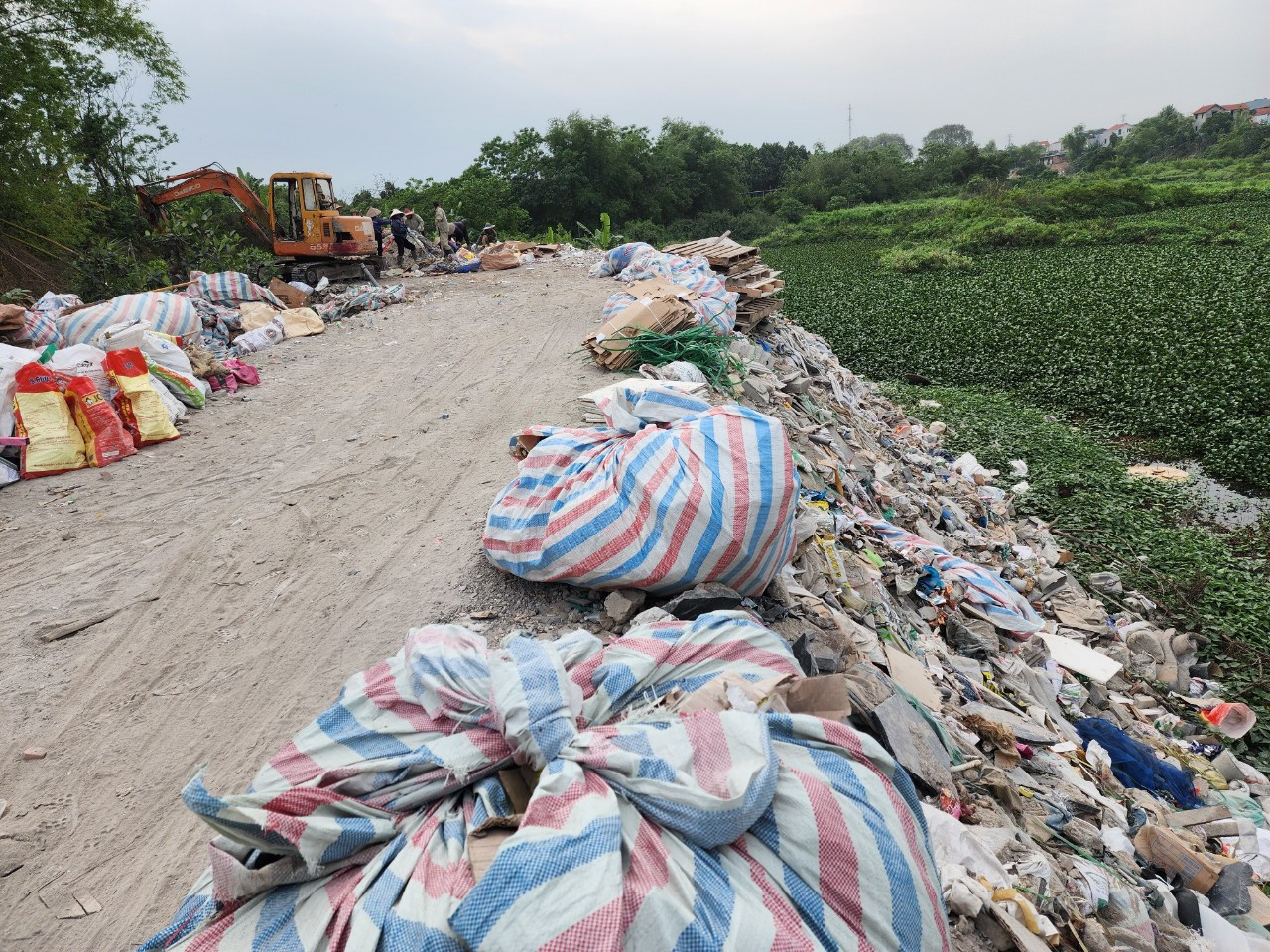 Chủ tịch UBND huyện Quốc Oai Nguyễn Trường Sơn cho biết sau khi tiếp nhận thông tin từ báo Tiền Phong, UBND huyện đã yêu cầu UBND các xã và phòng chuyên môn kiểm tra, làm rõ.