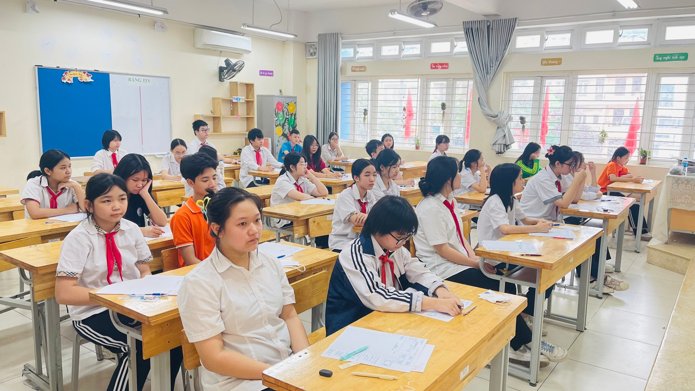 Một tiết học tại quận Ba Đình Một tiết học tại quận Ba Đình