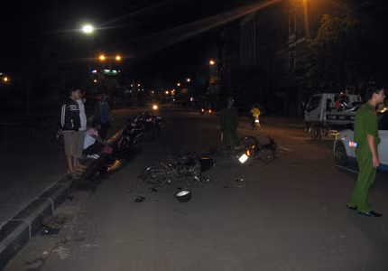 Hiện trường vụ TNGT thứ nhất 