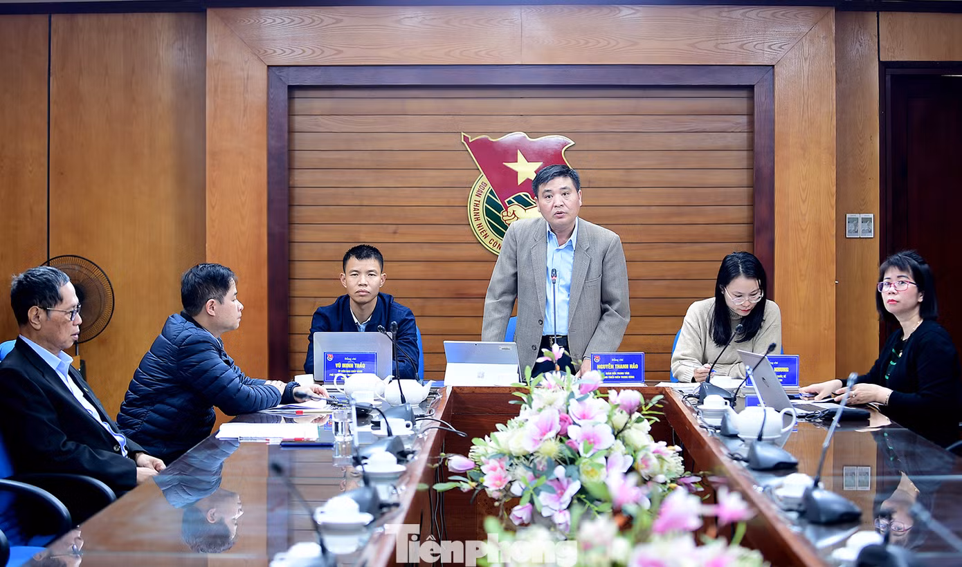 Anh Nguyễn Thanh Hảo phát biểu tại chương trình. Ảnh: Xuân Tùng