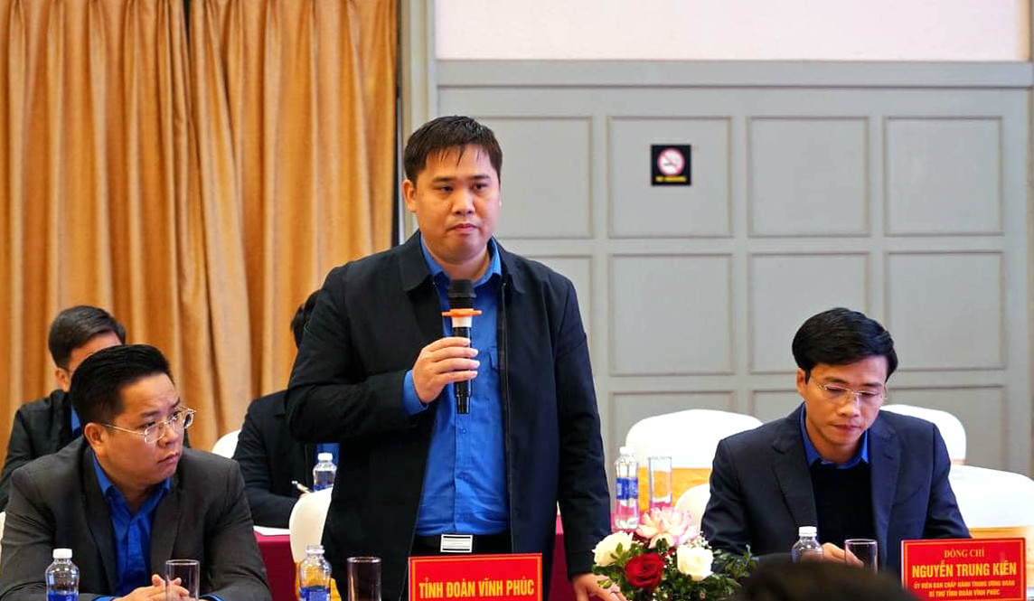 Hội nghị đã nhận được nhiều ý kiến trao đổi từ đại diện các ban, đơn vị T.Ư Đoàn và đại diện các tỉnh đoàn trong cụm. Ảnh: Kiều Anh