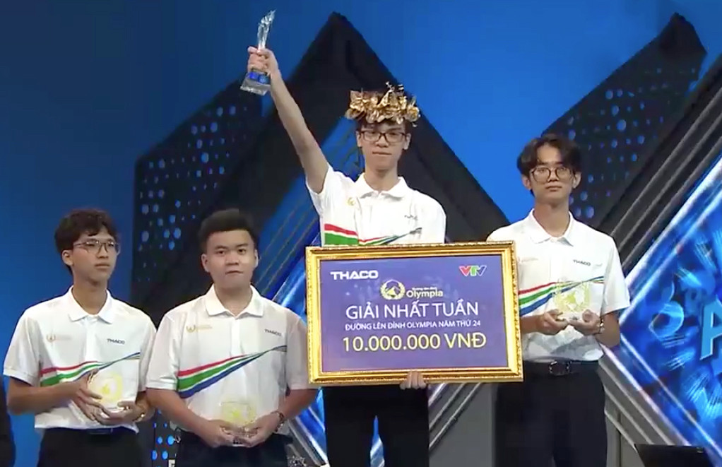 Nam sinh trường Thạch Thành 2 Nguyễn Tiến Quang giành giải Nhất tuần đầu tiên tháng 3 quý I. Nam sinh trường Thạch Thành 2 Nguyễn Tiến Quang giành giải Nhất tuần đầu tiên tháng 3 quý I.