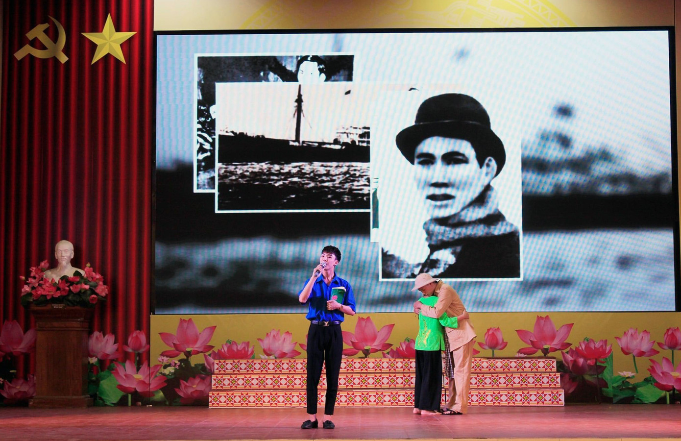 Tạ Văn Nam tham dự cuộc thi "Giới thiệu sách" do Tỉnh Đoàn Tuyên Quang tổ chức. Ảnh: NVCC Tạ Văn Nam tham dự cuộc thi "Giới thiệu sách" do Tỉnh Đoàn Tuyên Quang tổ chức. Ảnh: NVCC