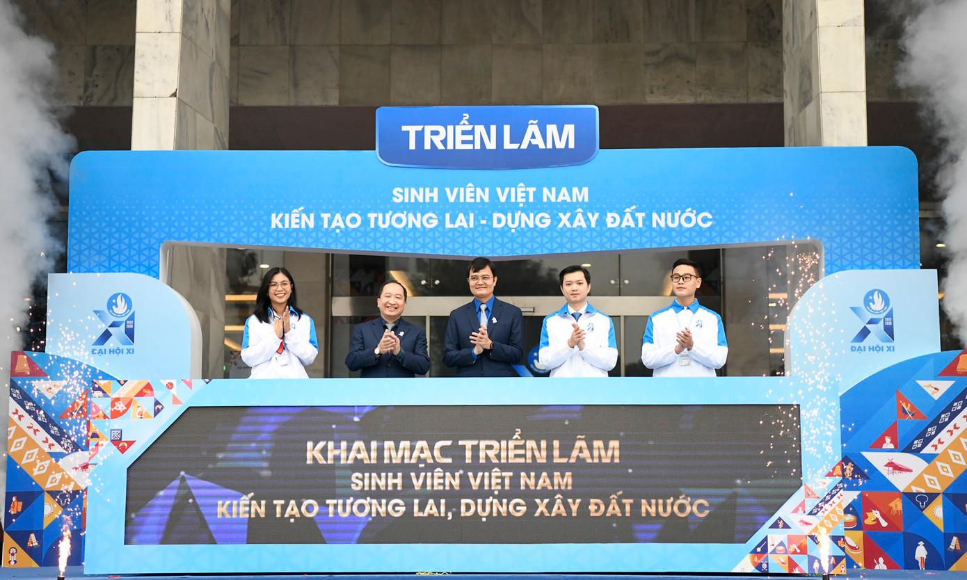 Trong khuôn khổ Đại hội đại biểu toàn quốc Hội Sinh viên Việt Nam khóa XI nhiệm kỳ 203 - 2028, chiều 18/12 khai mạc triển lãm với chủ đề "Sinh viên Việt Nam - Kiến tạo tương lai, dựng xây đất nước".