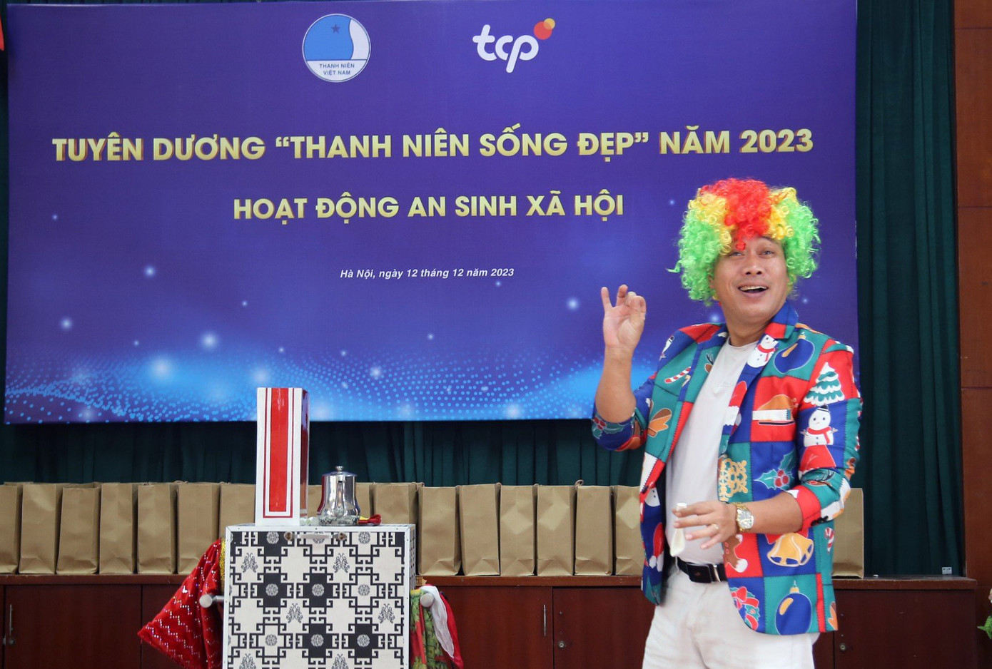 Nhiều hoạt động giao lưu, ảo thuật diễn ra trong chương trình. Ảnh: BTC