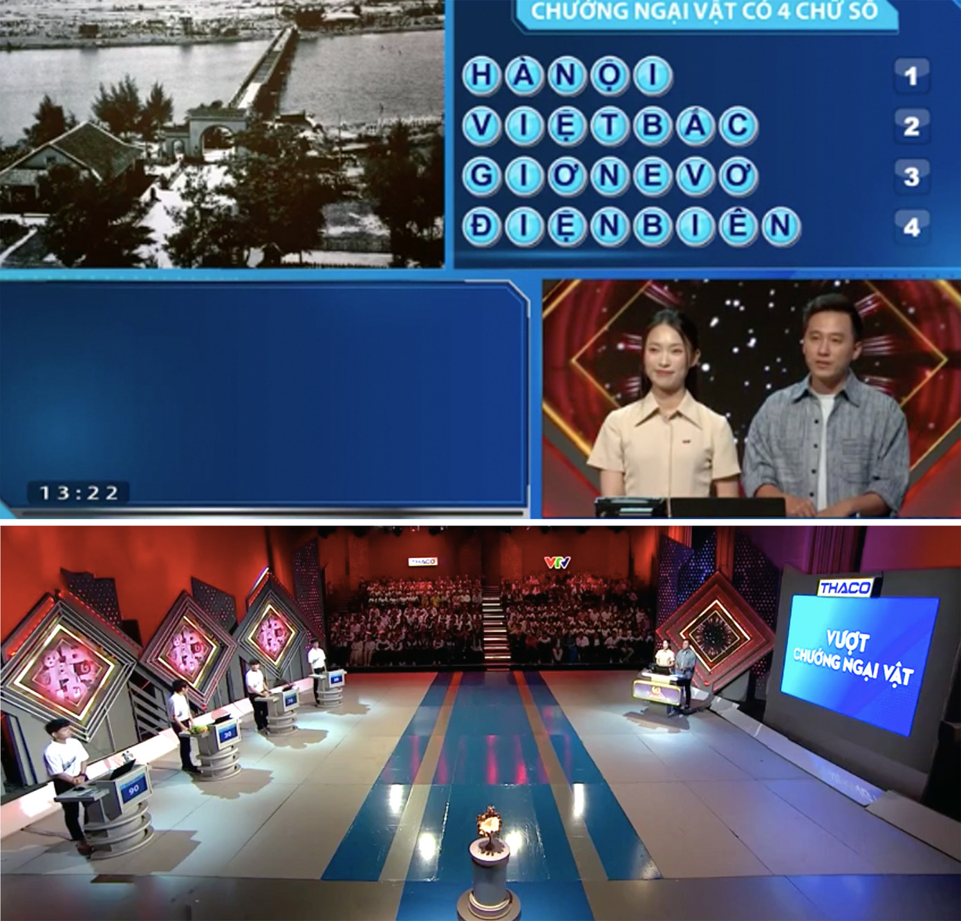 Trung Kiên đã chinh phục ẩn số chướng ngại vật. Trung Kiên đã chinh phục ẩn số chướng ngại vật.