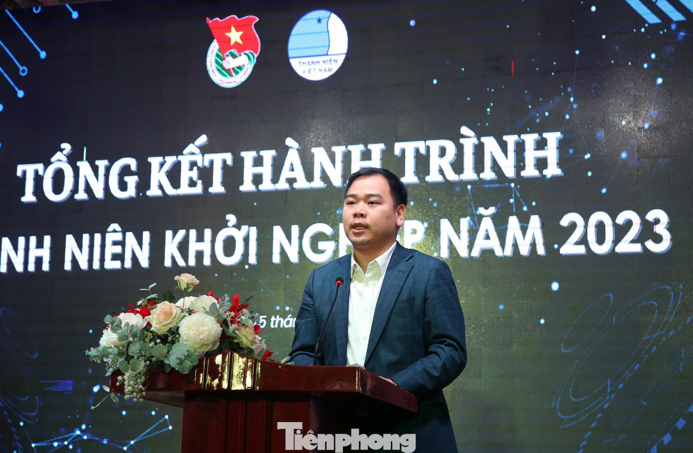 Anh Nguyễn Xuân Hiếu phát biểu tại chương trình. Ảnh: Lâm Đăng Hải