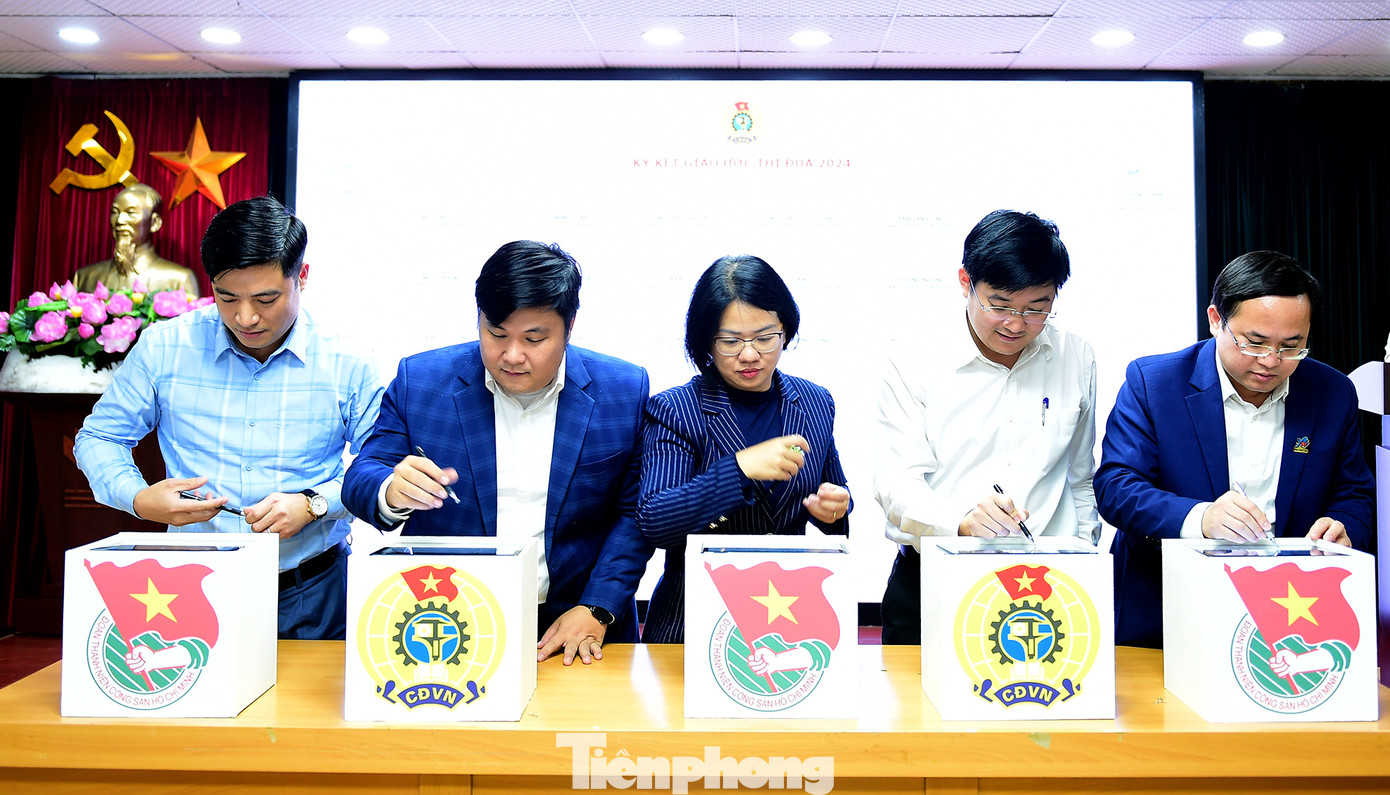 Các cơ quan, đơn vị của T.Ư Đoàn đã ký kết giao ước thi đua năm 2024