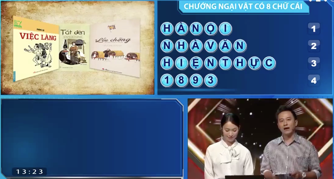 Hoàng Nam đã giải đáp chính xác ẩn số chướng ngại vật cần tìm là "Ngô Tất Tố". Hoàng Nam đã giải đáp chính xác ẩn số chướng ngại vật cần tìm là "Ngô Tất Tố".
