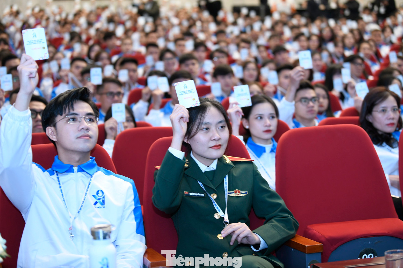 Anh Huy đề nghị các đồng chí đại biểu dự Đại hội nêu cao trách nhiệm, sáng suốt, công tâm.