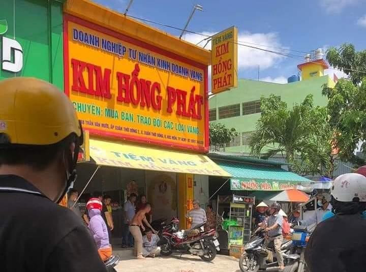 Tiệm vàng nơi xảy ra vụ việc. Tiệm vàng nơi xảy ra vụ việc.