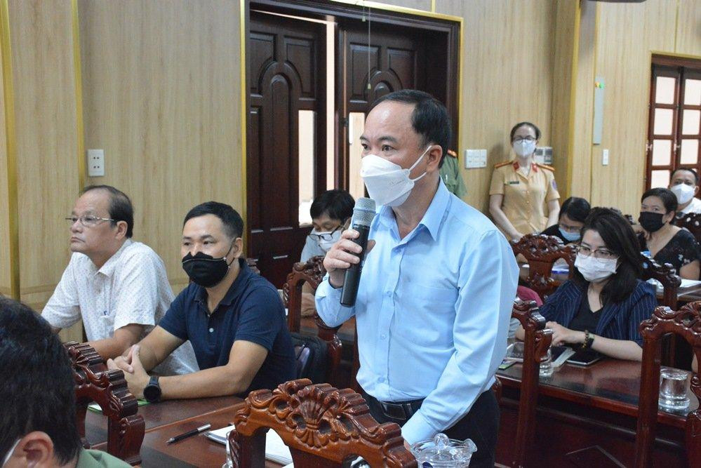 Đại diện người dân phát biểu ý kiến.